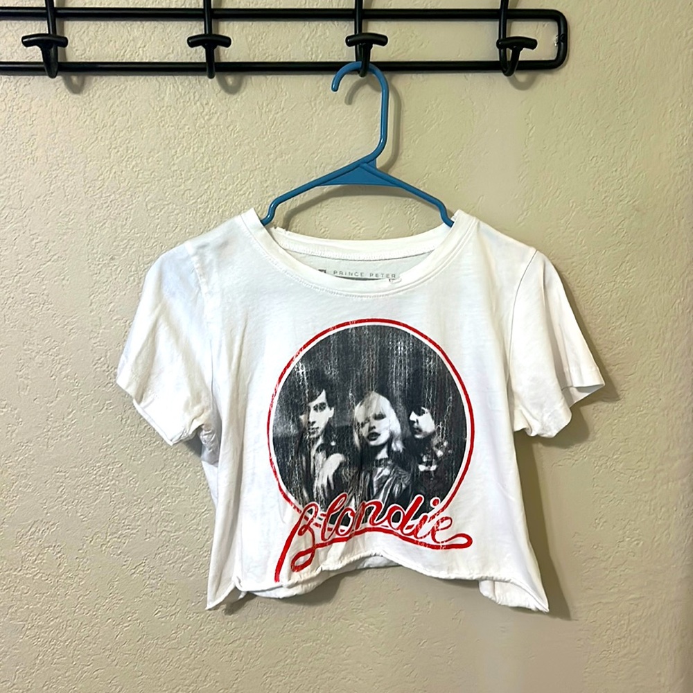 Cropped Blondie band T-shirt, small (from the prince Peter collection)